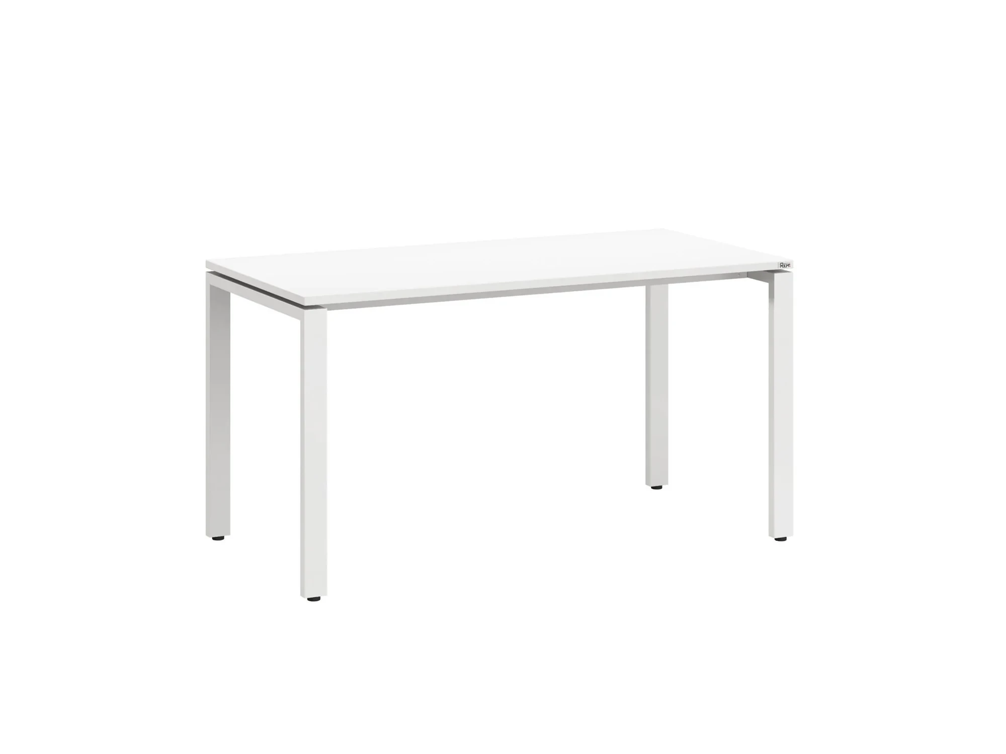 Стол прямой на П-образных опорах 1000x700x750 RM001-10x7 Белый/Белый