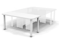 Элемент конфернц RACR011 стола (без опор) 70x175,5x75 Белый, Серия Аккорд Директор | Accord Director