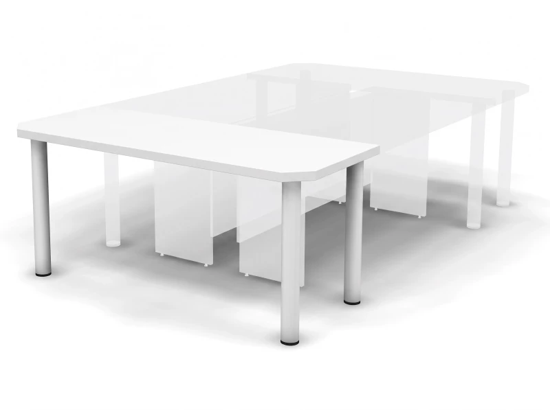 Элемент конфернц RACR011 стола (без опор) 70x175,5x75 Белый, Серия Аккорд Директор | Accord Director
