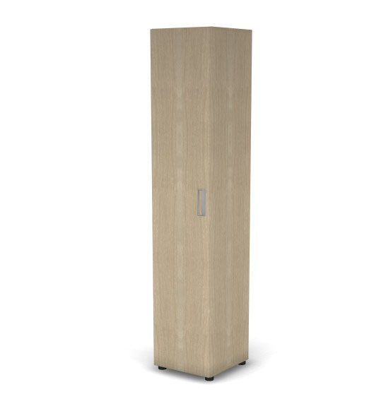 Шкаф узкий, RE086 З/С ЛДСП 39,9x42x197 см Акация светлый/Акация светлый, Серия Еврова | Europe