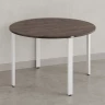 Круглый стол на П-образных опорах 1300x1300x750 RM186-13x13 Дуб Апрельский шоколад/Белый