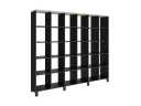Стеллаж, 30 ячеек 2250х370х1980 RM143-225x37 Дуб Маувелла/Черный