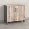 Шкаф низкий распашной, 2 уровня 900x600x850 RM147-90x60 Дуб Маувелла/Серый