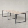 Cтол для переговоров, на О-обазном каркасе 2200x1600x750 RM081-220x160 Дуб Маувелла/Серый