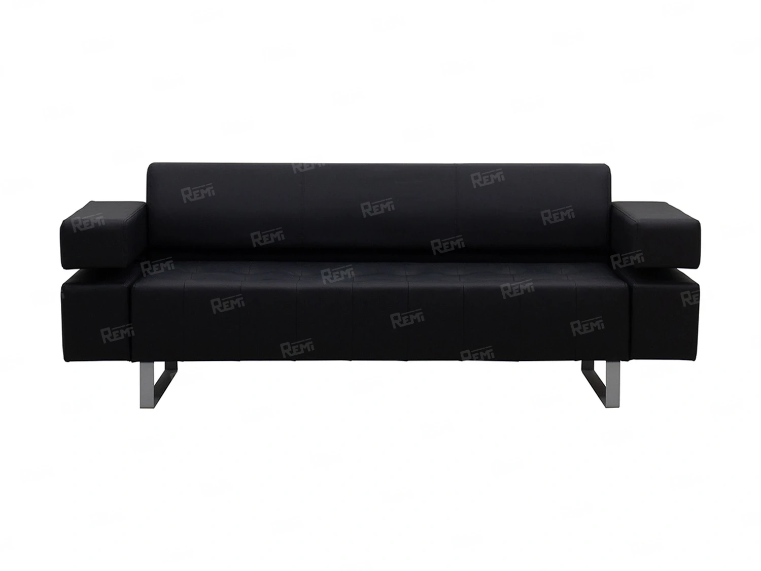 Диван Посейдон на 3 места цвет Черный