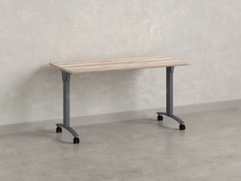 Стол складной, мобильный 800x700x750 RM011-8x7 Дуб Маувелла/Серый