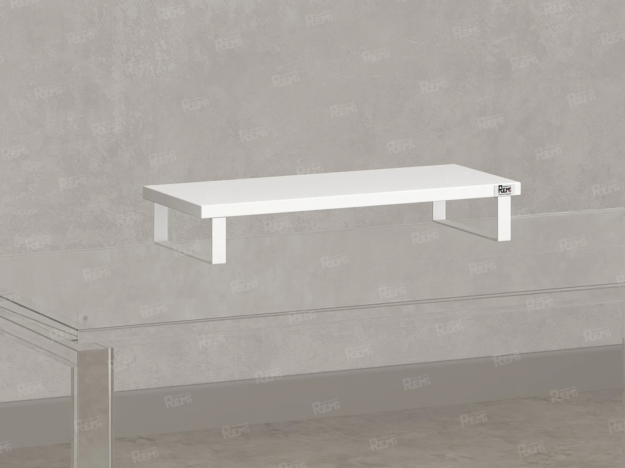 Подставка под монитор 600x250x100 RM209-60x40 Белый/Белый