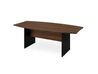 BRL RB006-240х120 Конференц-стол на панельном каркасе 2400х1200х740 Орех Вармия/Черный