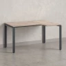 Стол угловой, П-опора, правый 1800x900/1200x750, RM052-18x9-12 Дуб Маувелла/Серый