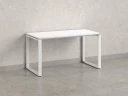 Стол прямой на O-образных опорах 1200x800x750 RM002-12x8 Белый/Белый