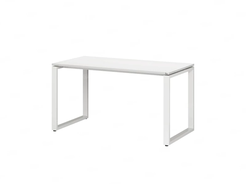Стол прямой на O-образных опорах 1200x800x750 RM002-12x8 Белый/Белый