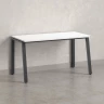 Стол прямой на Л-образных опорах 1200x600x750 RM004-12x6 Белый/Серый