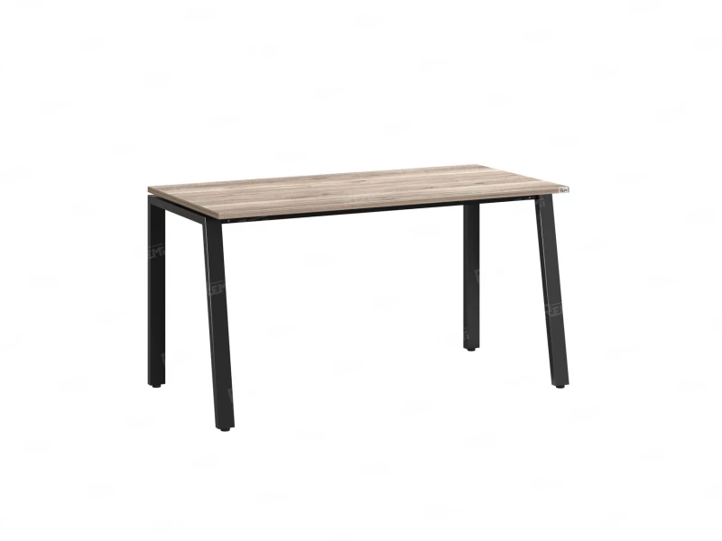 Стол прямой на Л-образных опорах 1600x600x750 RM004-16x6 Дуб Маувелла/Черный