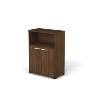 Шкаф RS065 полузакрытый з/с лдсп 79x44x108 см Дуб Катания, Серия Смарт | Smart