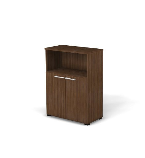 Шкаф RS065 полузакрытый з/с лдсп 79x44x108 см Дуб Катания, Серия Смарт | Smart