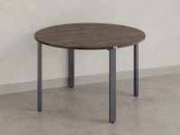 Круглый стол на П-образных опорах 1300x1300x750 RM186-13x13 Дуб Апрельский шоколад/Серый