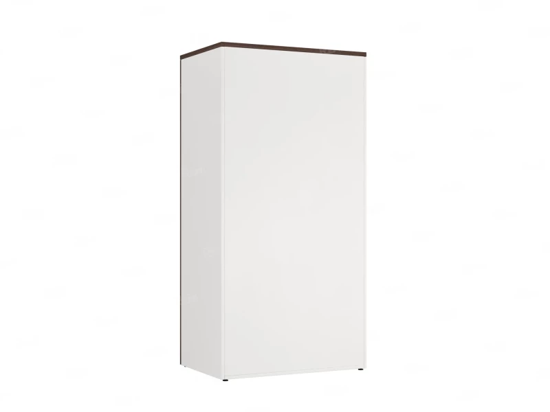 Гардероб, на регулируемых опорах, штанга, 1 полка 900x600x1800 RM159-90x60 Дуб Апрельский шоколад/Белый