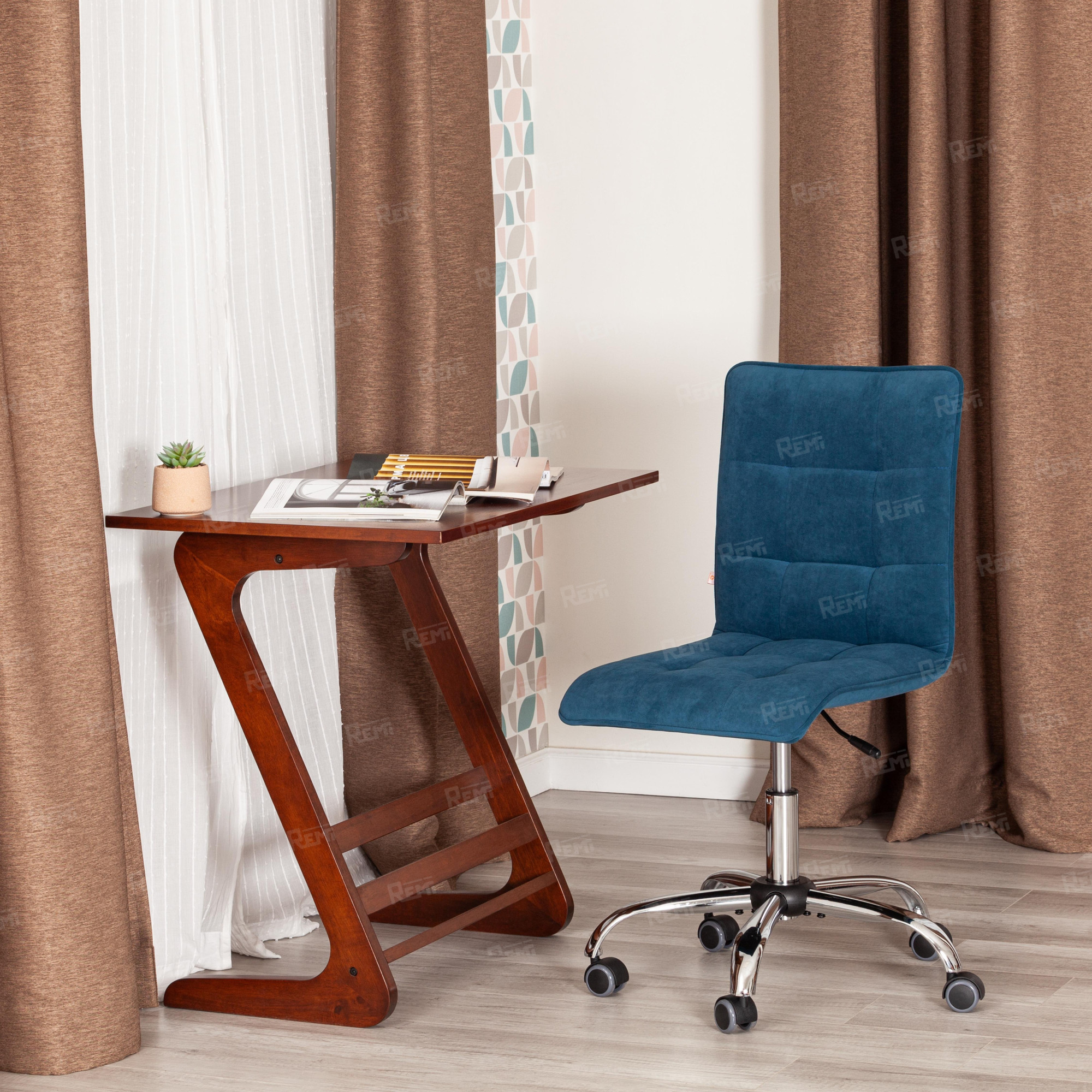 Кресло ZERO Синий/Синий, Флок (арт. 13497)