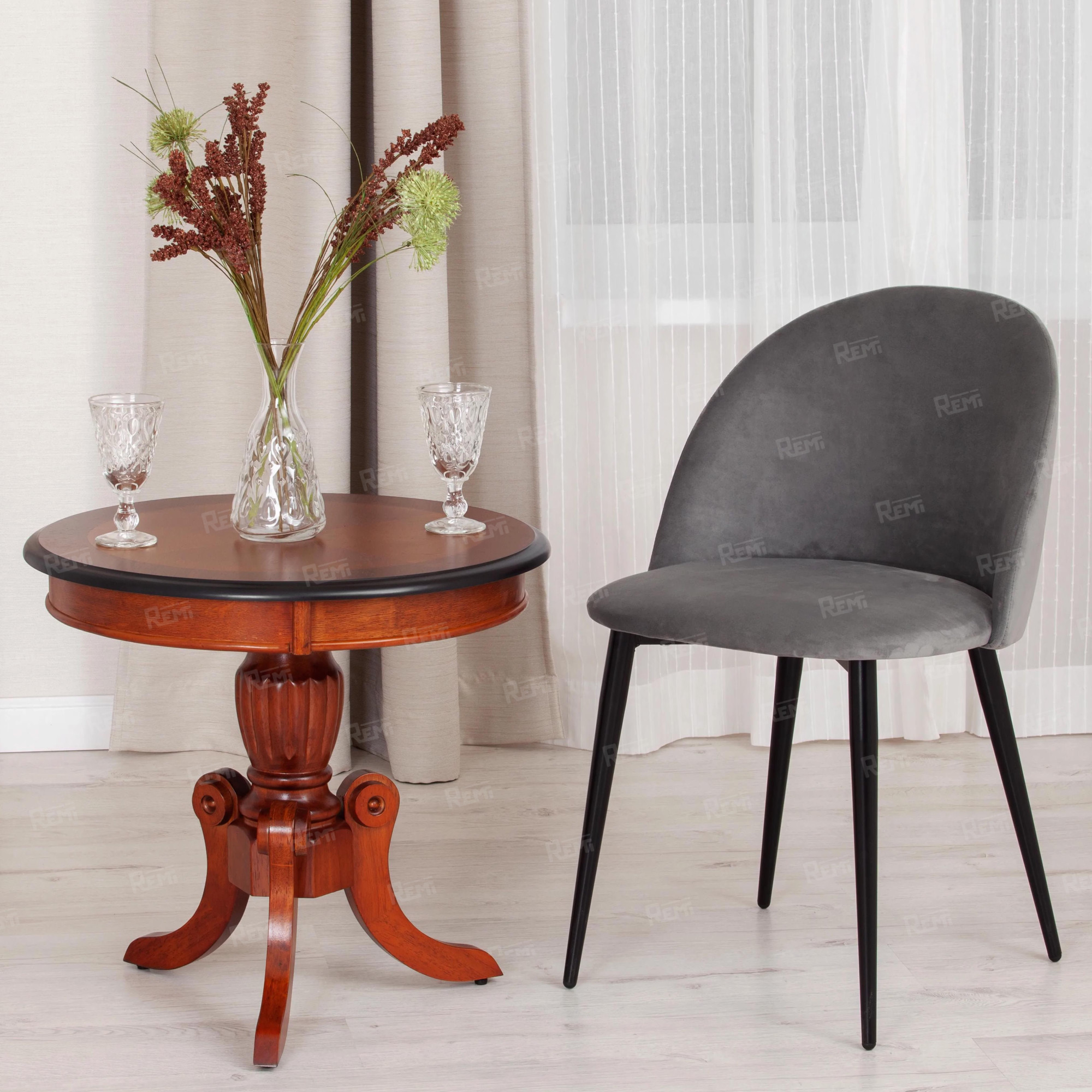 Стул MONRO (mod. 710 Серый/Серый, Ткань (арт. 15349)