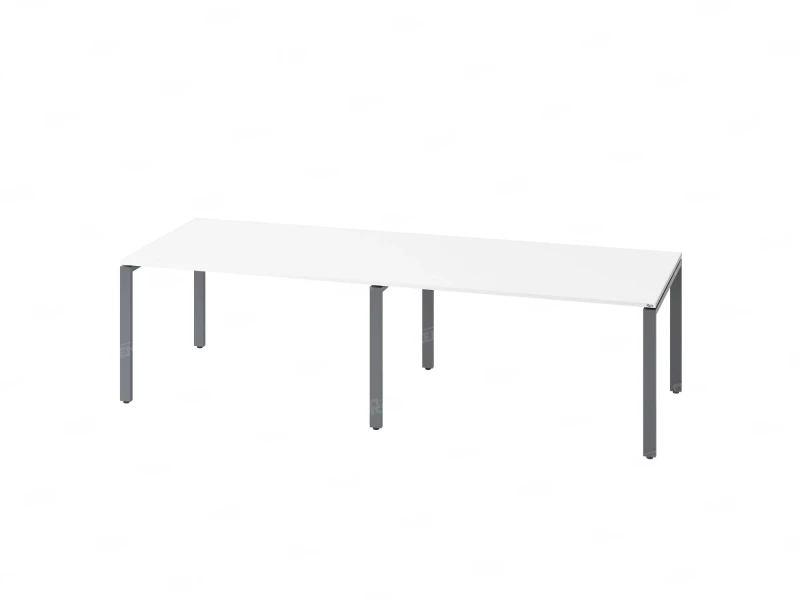 Cтол для переговоров, на П-образном каркасе 2200x1450x750 RM080-220x145 Белый/Серый