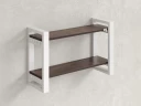 Полка настенная 900x300x500 RM194-90x30 Дуб Апрельский шоколад/Белый