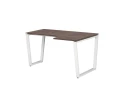 Стол угловой, U-опора, правый 1600x800/1000x750, RM050-16x8-10 Дуб Апрельский шоколад/Белый