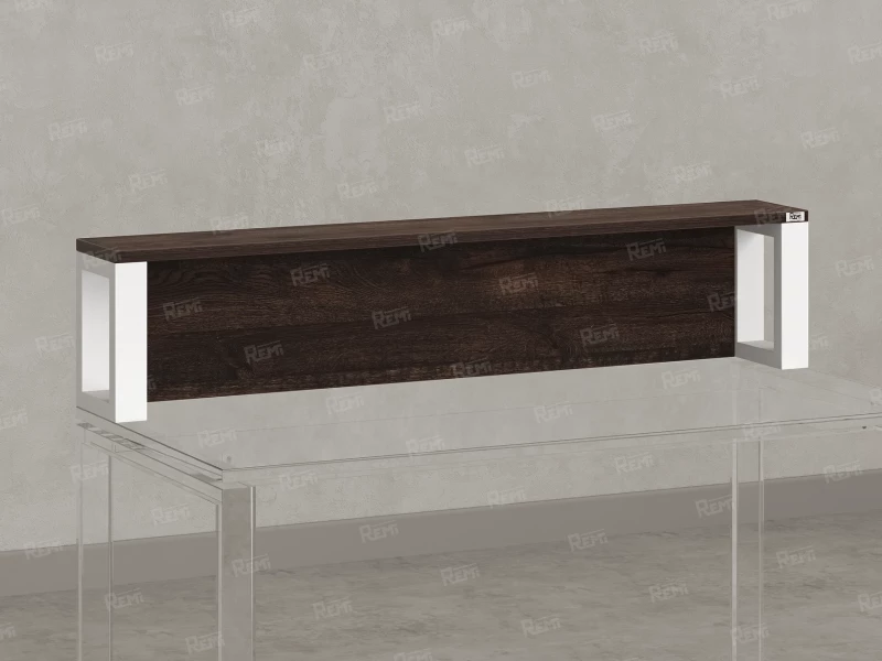 Надстройка для стола 1000x200x300 RM208-100x40 Дуб Апрельский Шоколадный/Белый