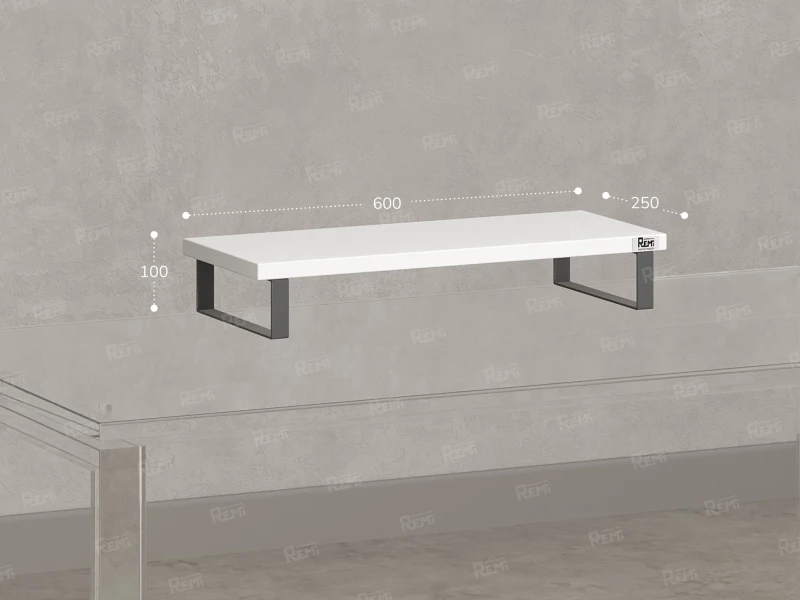 Подставка под монитор 600x250x100 RM209-60x40 Белый/Серый