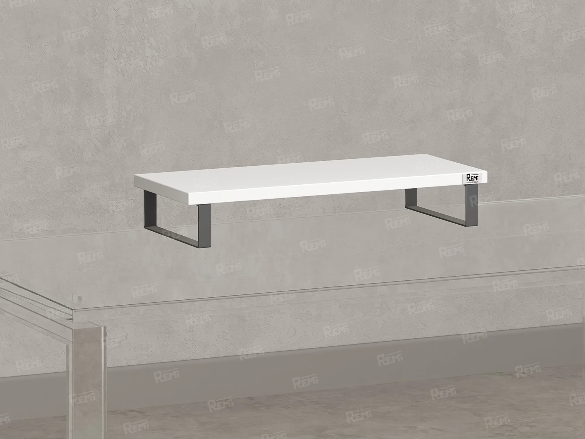 Подставка под монитор 600x250x100 RM209-60x40 Белый/Серый