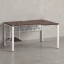 Стол угловой, экран металл, П-опора, правый 1800x800/1000x750, RM058-18x8-10 Дуб Апрельский шоколад/Белый