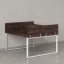 Бенч-система, 2 рабочих места, 5 ЛДСП экранов 1200x1400x750 RM169-4-12x14 Дуб Апрельский шоколад/Белый