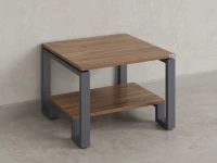 Журнальный стол с полкой 600x800x550 RM181-6x8 Дуб Юстус/Серый