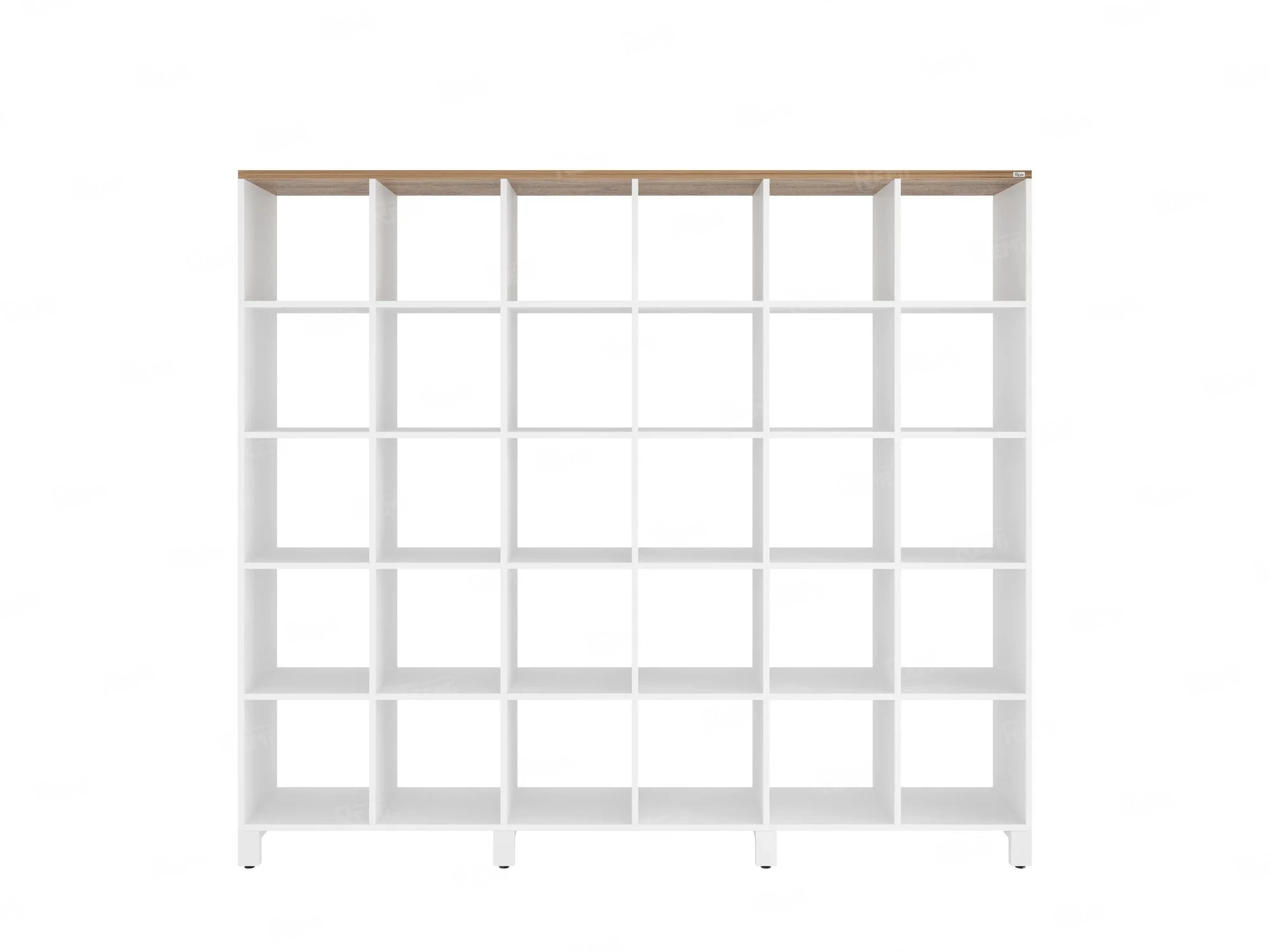 Стеллаж, 30 ячеек 2250х370х1980 RM143-225x37 Дуб Юстус/Белый