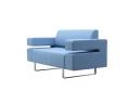 Диван Посейдон на 2 места цвет Голубой