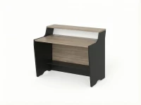 BRL RB082-140х75 Модуль прямой, низкий 1400х748х960 Шорвуд/Черный