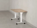 Стол складной, мобильный 800x700x750 RM011-8x7 Юстус/Белый