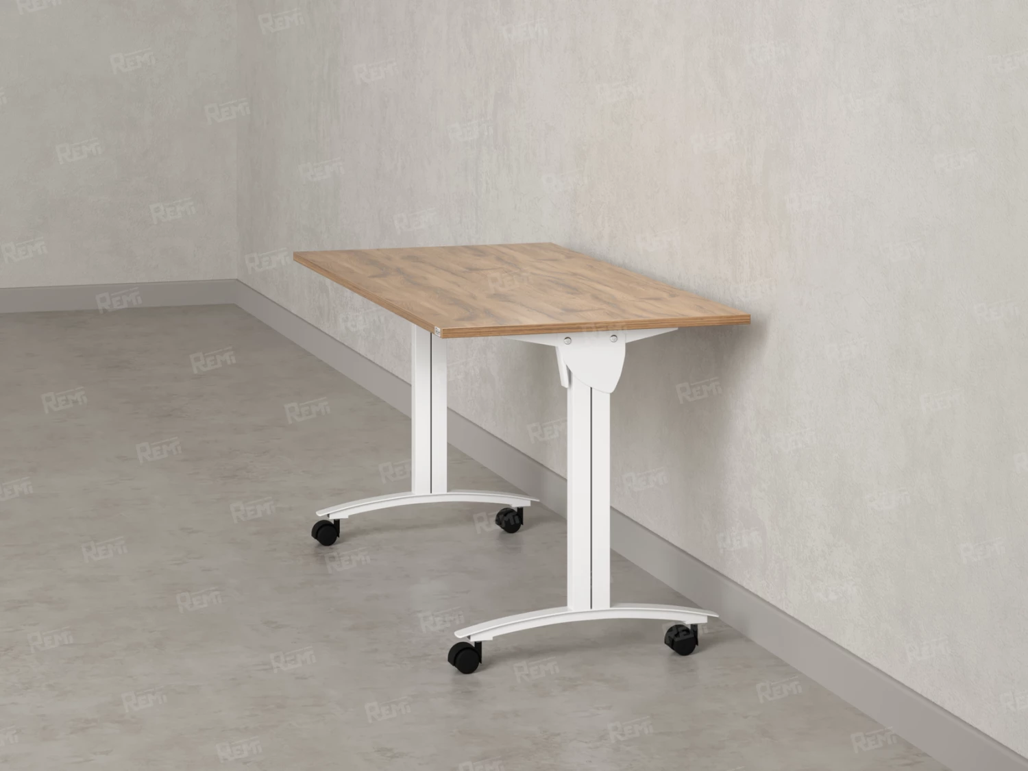 Стол складной, мобильный 800x700x750 RM011-8x7 Юстус/Белый