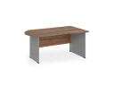 BRL RB004-160х100R Стол асимметричный правый 1600х1000х740 Орех Вармия/Серый вулкан-кий