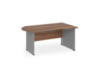 BRL RB004-160х100R Стол асимметричный правый 1600х1000х740 Орех Вармия/Серый вулкан-кий