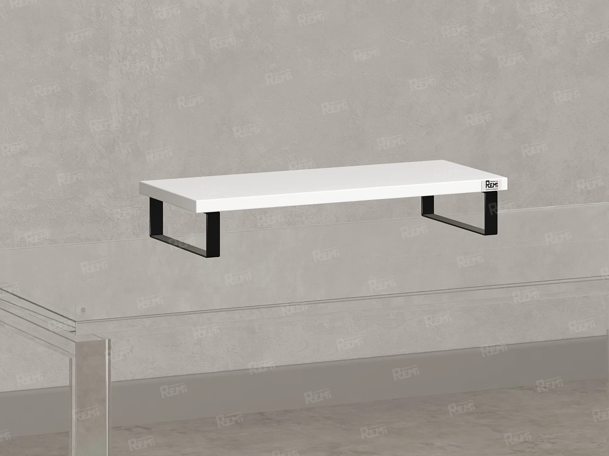 Подставка под монитор 600x250x100 RM209-60x40 Белый/Черный
