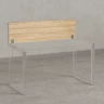 Экран-перегородка ЛДСП 1800x16x400 RM206-180x40 Вяз Швейцарский