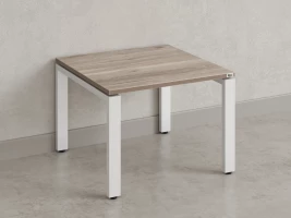 Журнальный стол с полкой 1200x600x550 RM183-12x6 Дуб Маувелла/Белый