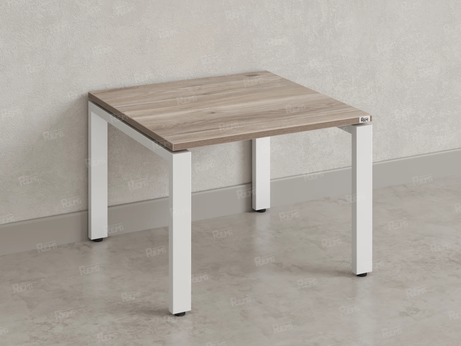 Журнальный стол с полкой 1200x600x550 RM183-12x6 Дуб Маувелла/Белый