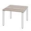 Журнальный стол с полкой 1200x600x550 RM183-12x6 Дуб Маувелла/Белый