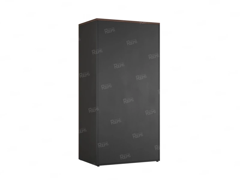 Гардероб, на регулируемых опорах, штанга, 1 полка 900x600x1800 RM159-90x60 Дуб Апрельский шоколад/Черный