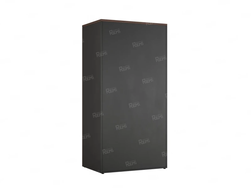 Гардероб, на регулируемых опорах, штанга, 1 полка 900x600x1800 RM159-90x60 Дуб Апрельский шоколад/Черный