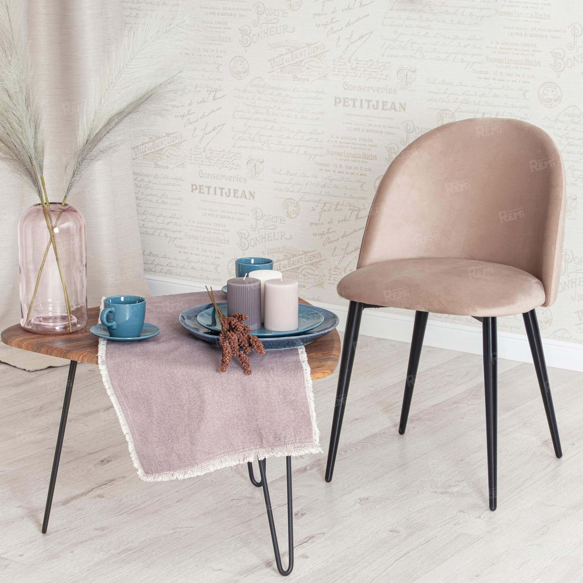 Стул MONRO (mod. 710 Бежевый/Бежевый, Ткань (арт. 15346)