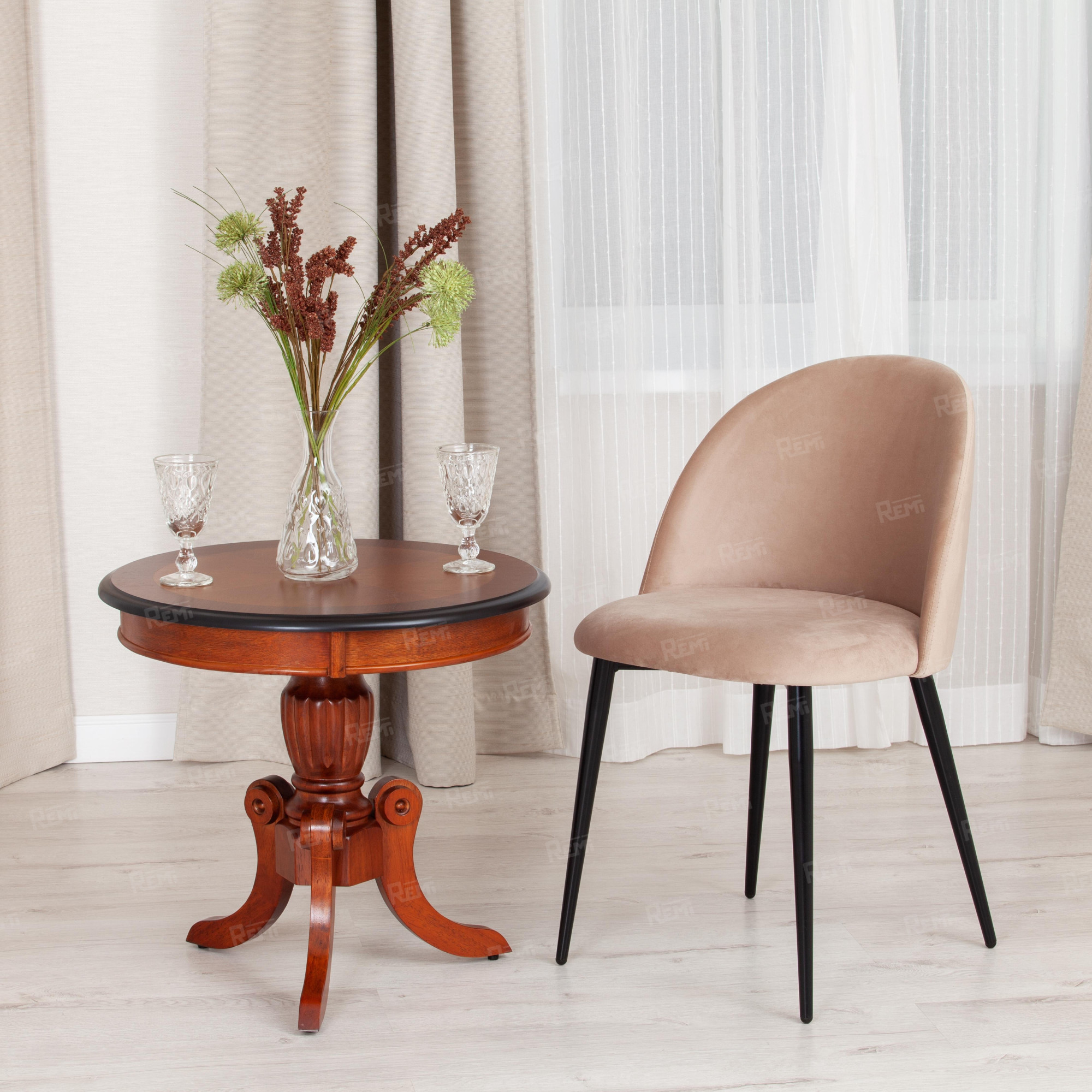 Стул MONRO (mod. 710 Бежевый/Бежевый, Ткань (арт. 15346)