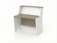 BRL RB083-120х82 Модуль прямой с вырезом, высокий 1200х822х1175 Шорвуд/Белый