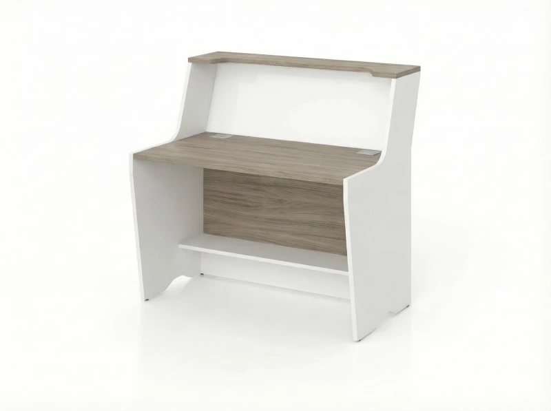 BRL RB083-120х82 Модуль прямой с вырезом, высокий 1200х822х1175 Шорвуд/Белый